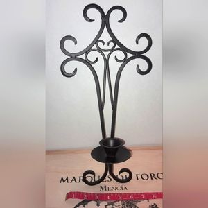 Vintage Wrought iron candle stick holder